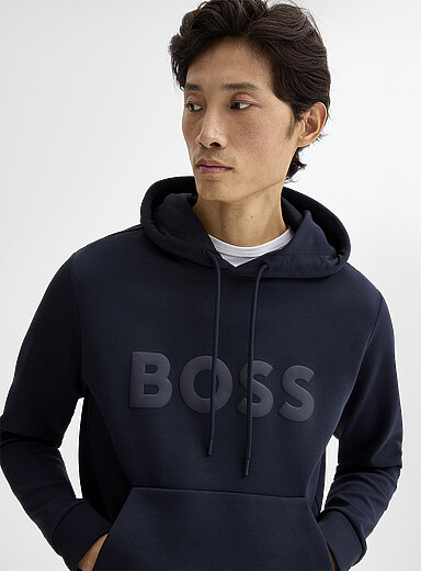 Soody monochrome logo hoodie