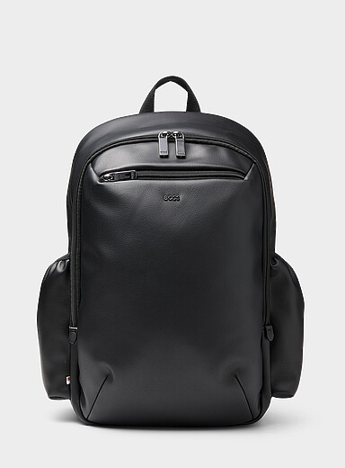31 leather backpack Aldo" Large Women and Men with laptop compartment 15 The Walker Leather Backpack is the kind of companion youd take on the long roadquiet Zipped-flap pebbled faux-leather backpack |
