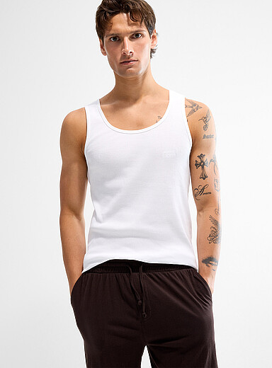 Pure cotton undershirt tank