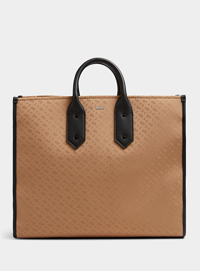 BOSS Sand Sandy structured tote for women