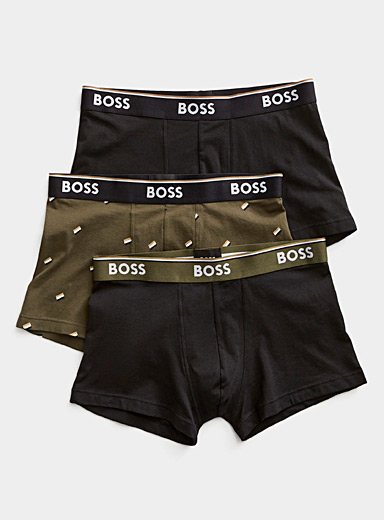 3 Pack New Hugo Boss Mens Trunk boxer shorts 90% cotton stretch