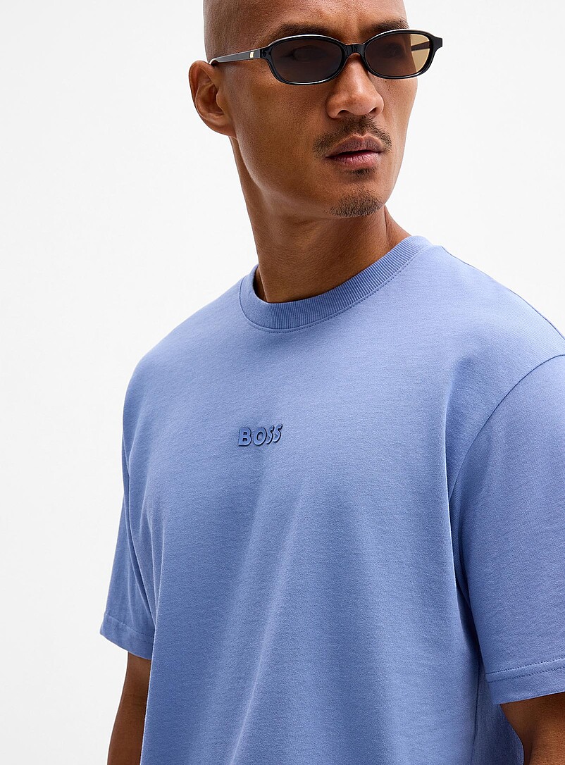 BOSS: Le t-shirt logo &eacute;pur&eacute; Noir pour homme