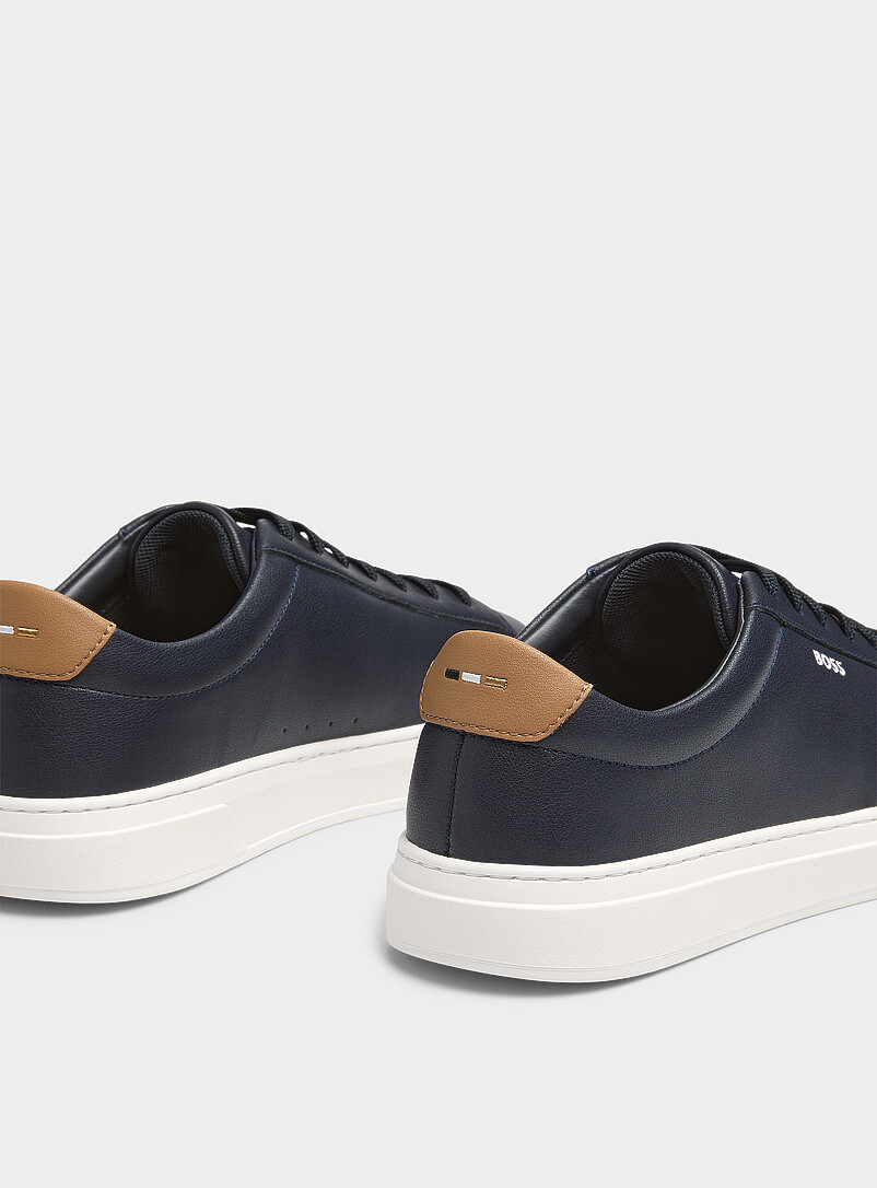 BOSS Black Kieran leather sneakers Men for men