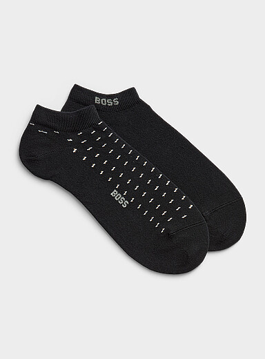 Mini-pattern ped socks 2-pack