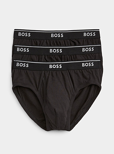 BOSS Black Solid essential brief 3-pack for men