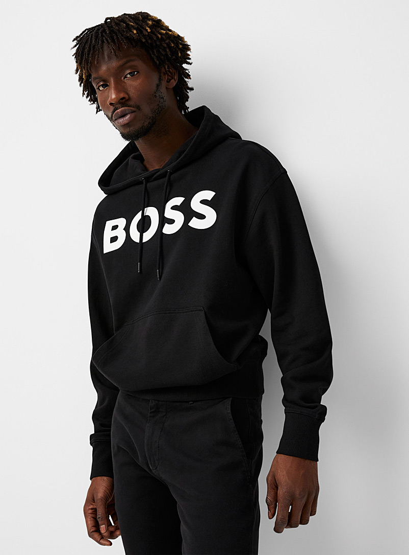 BOSS Black Webasic hooded sweatshirt for men