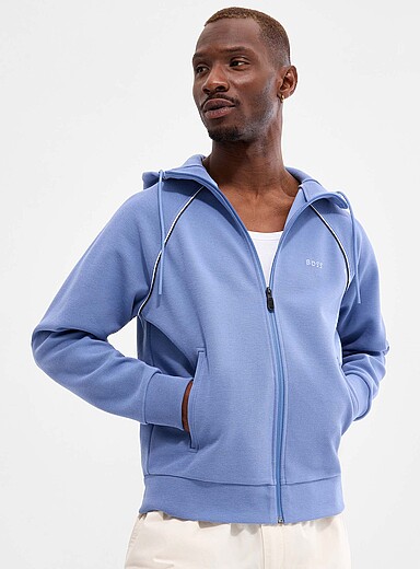 Le kangourou zipp&eacute; maille piqu&eacute;e Saggy