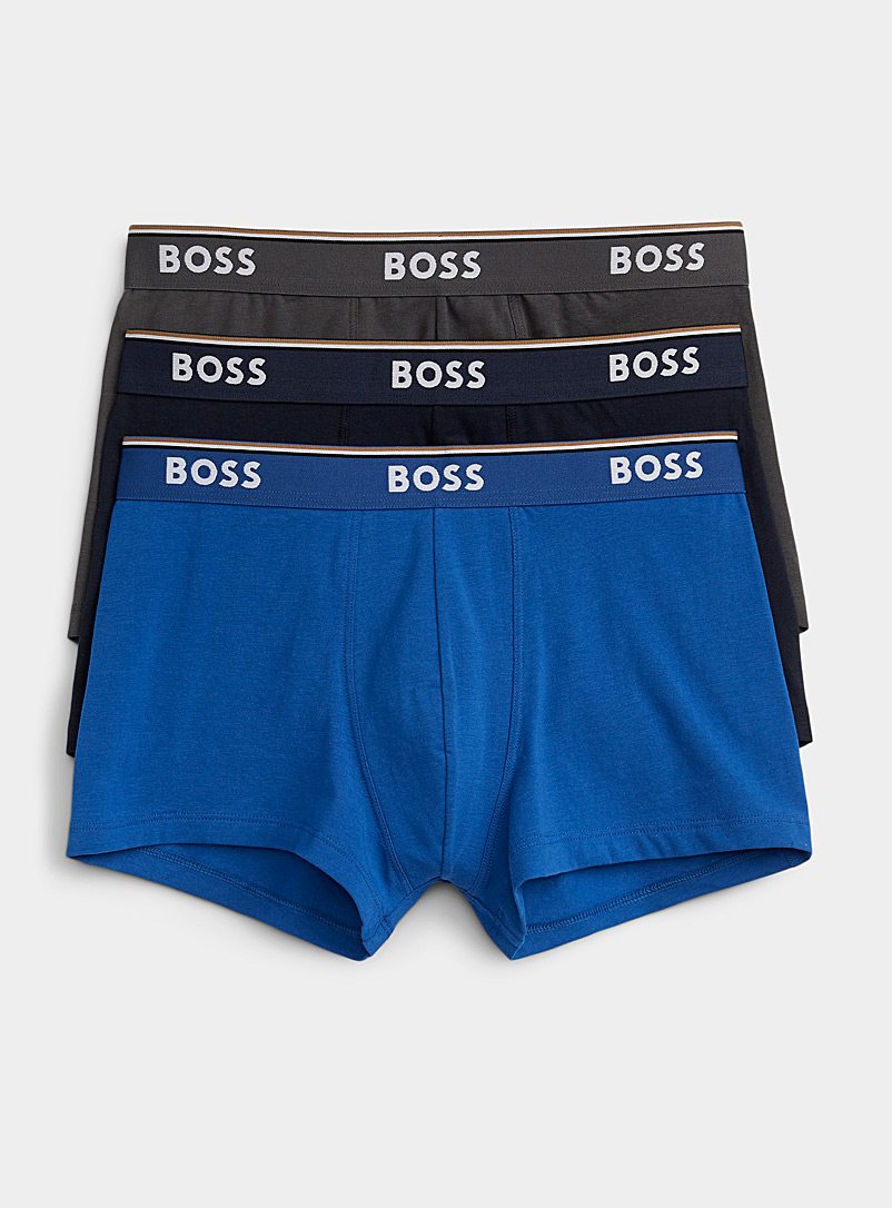 BOSS Blue BOSS essential trunk 3-pack for men