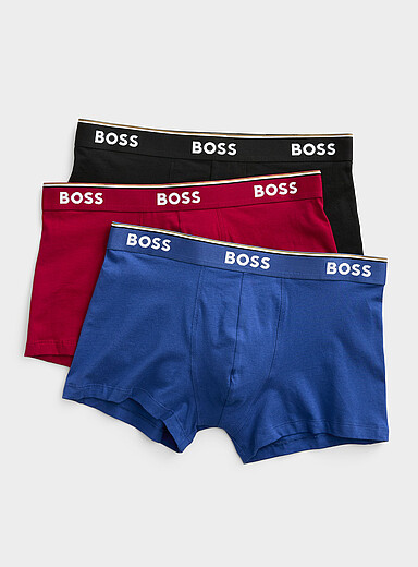 2" BOSS essential trunks Cotton 3-pack