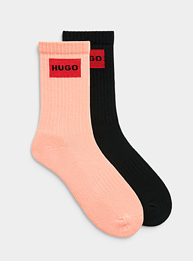 Solid and coral socks 2-pack | HUGO | Men's Casual Socks | Le 31 | Simons
