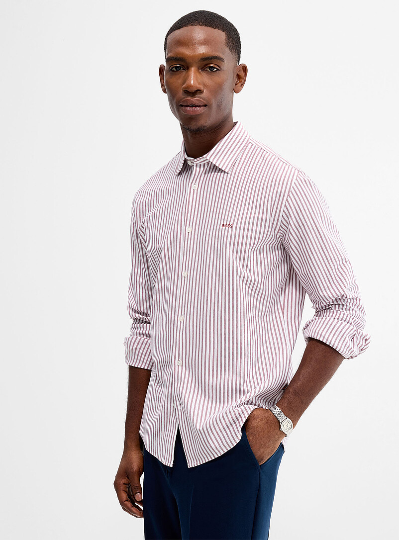 Mysoft Striped Oxford Shirt Slim Fit
