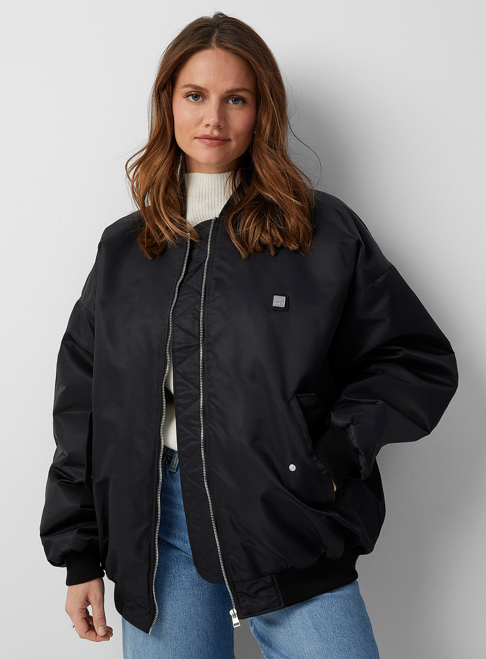 HUGO - Women's Flesiane oversized bomber jacket