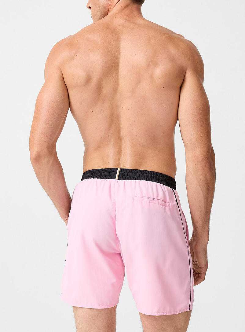 Contrast trim logo swim trunk product image 2