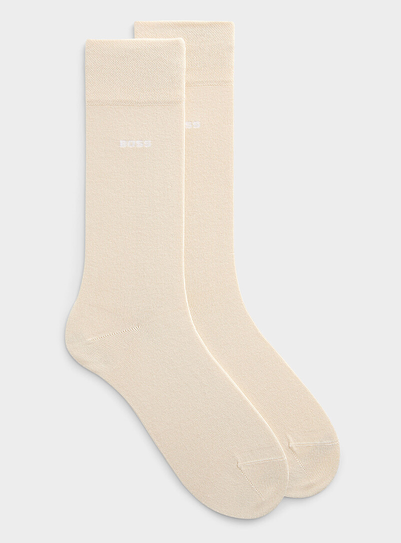 Solid bamboo viscose dress socks 2-pack product image (primary)