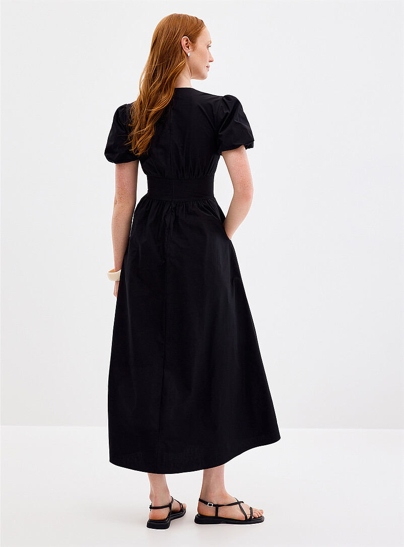 Kumare twisted poplin maxi dress product image 3