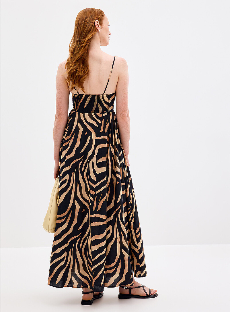 Kumare tiger-striped poplin maxi dress product image 3