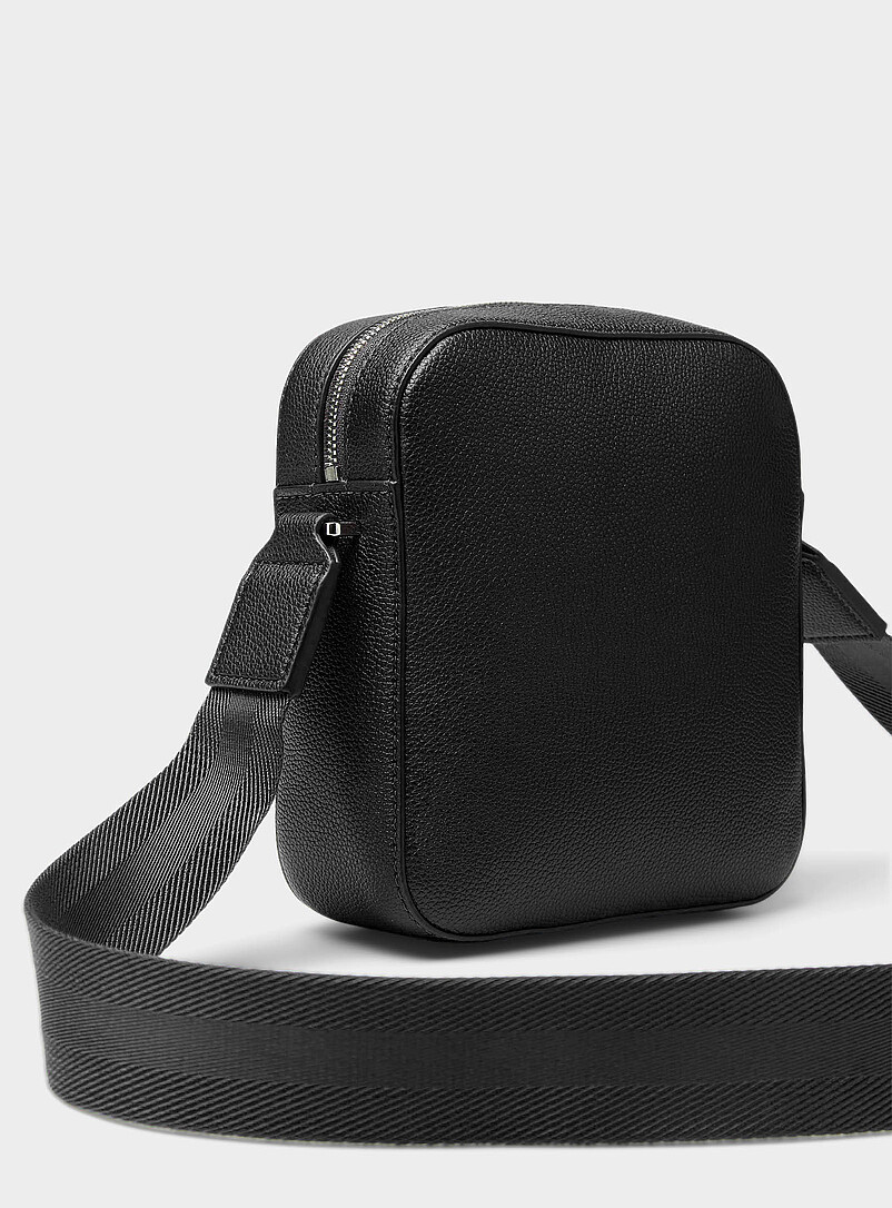Pebbled faux leather shoulder bag product image 2