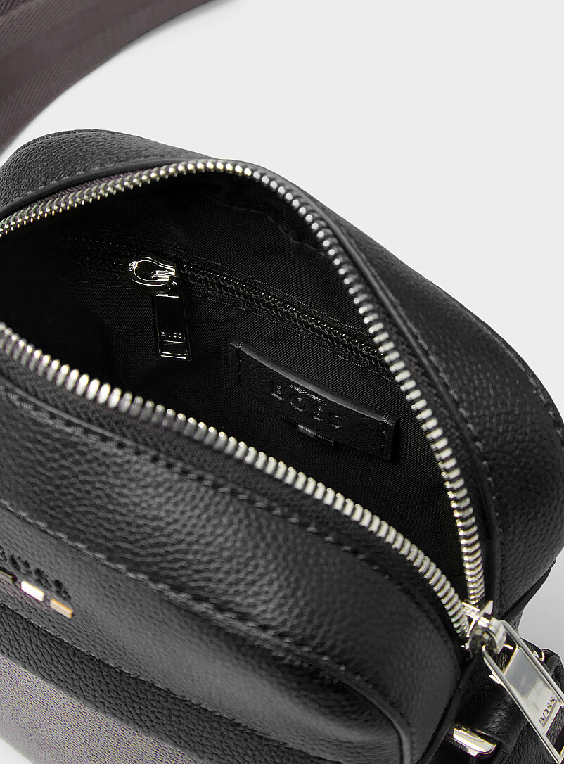 Pebbled faux leather shoulder bag product image 3