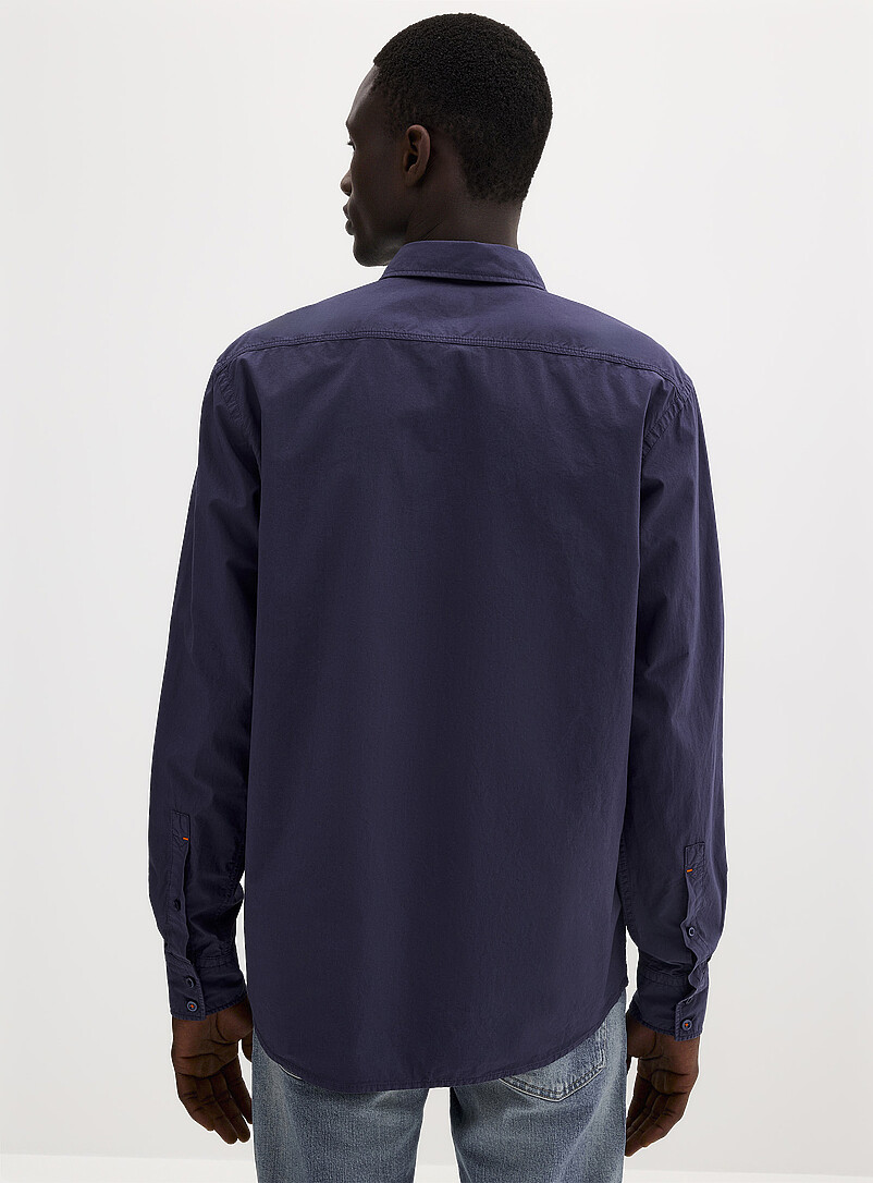 Embroidered logo poplin shirt Regular fit product image 2