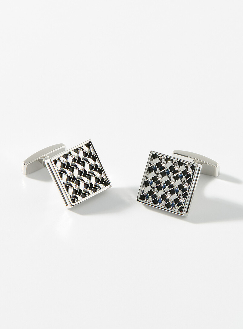 Basketweave Cufflinks