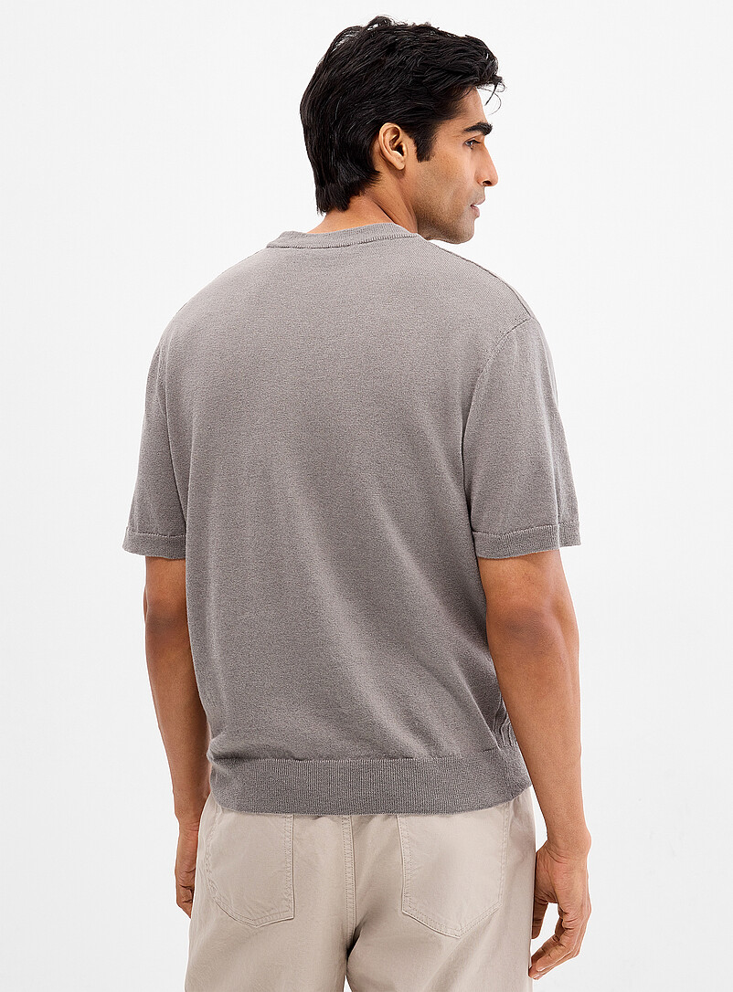Kajordino embossed stripe sweater product image 3