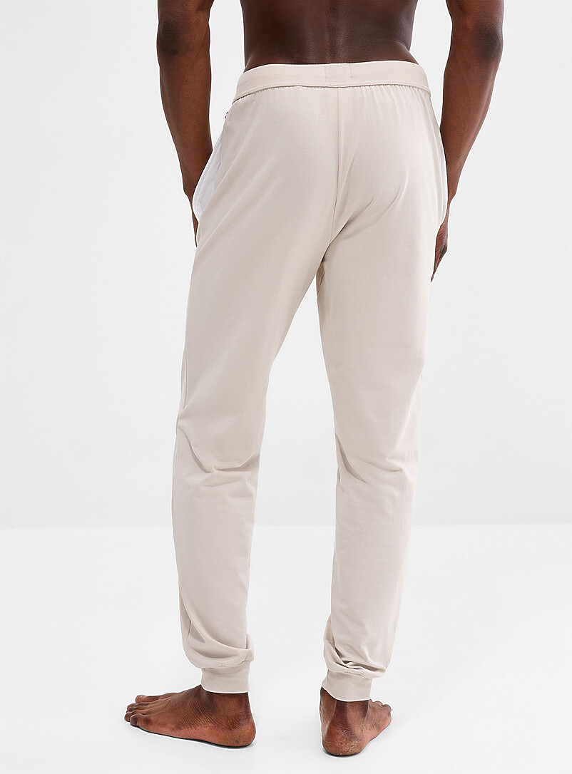 Embroidered-logo sand lounge joggers product image 3