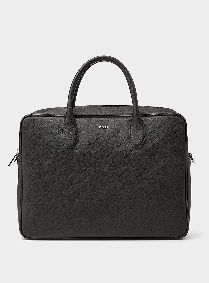 Northon regenerated leather briefcase product image (primary)