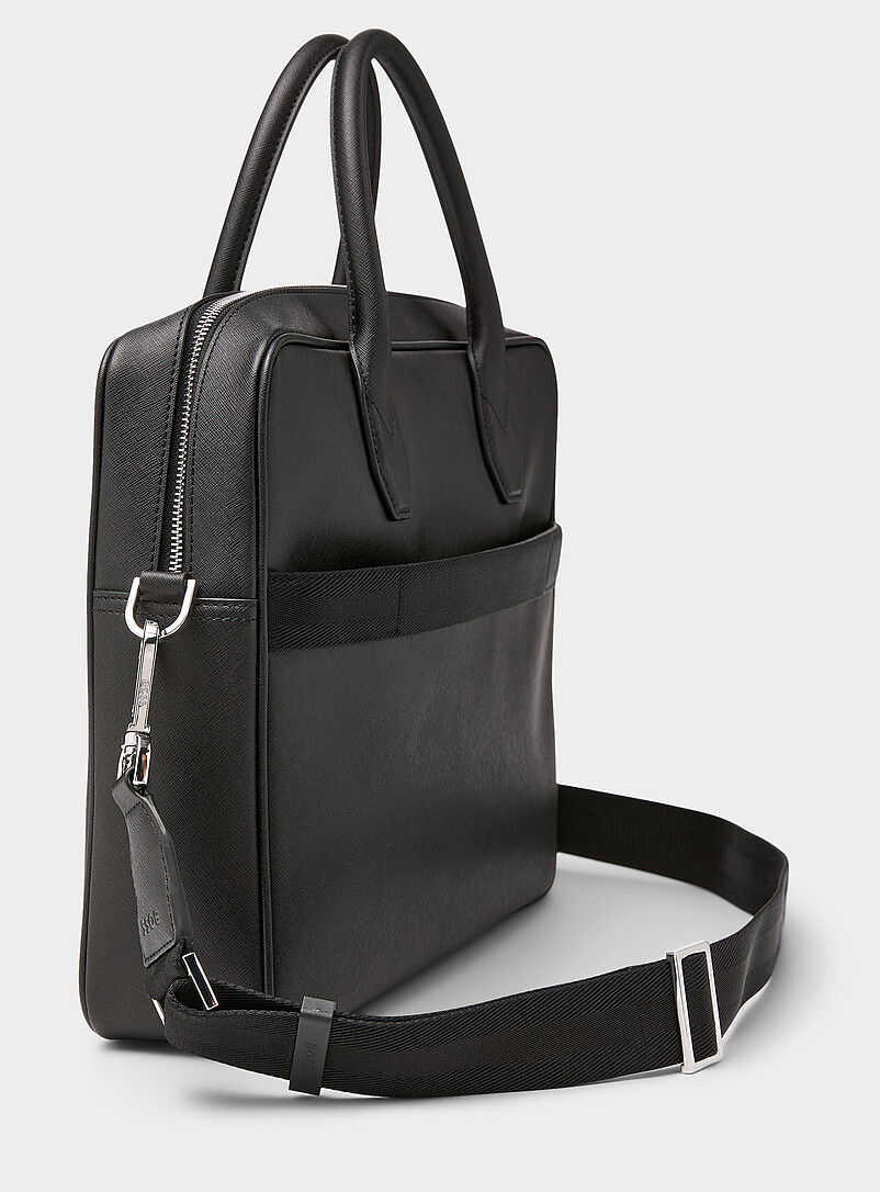 Northon regenerated leather briefcase product image 2