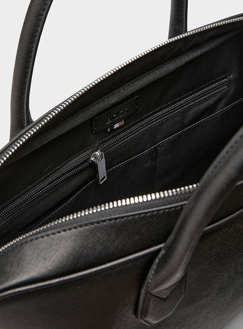 Northon regenerated leather briefcase product image 3