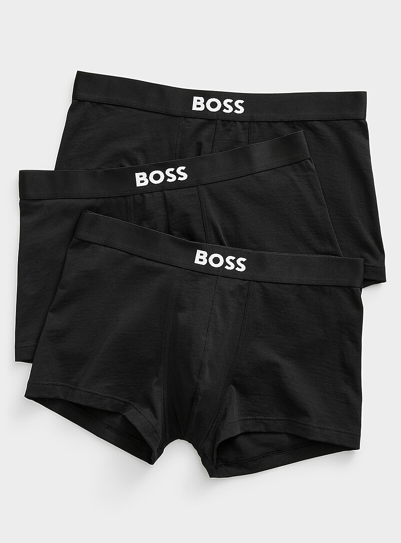 2" logo-band solid trunks Organic cotton 3-pack product image 2