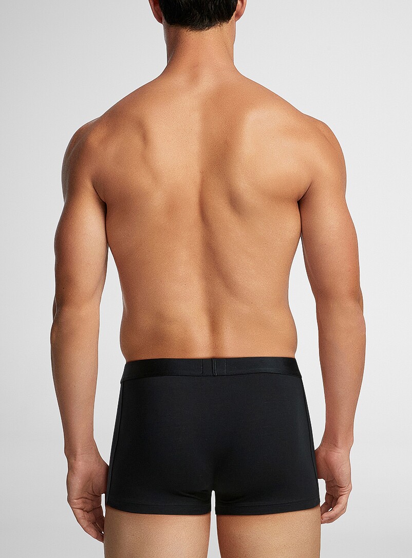 2" logo-band solid trunks Organic cotton 3-pack product image 3