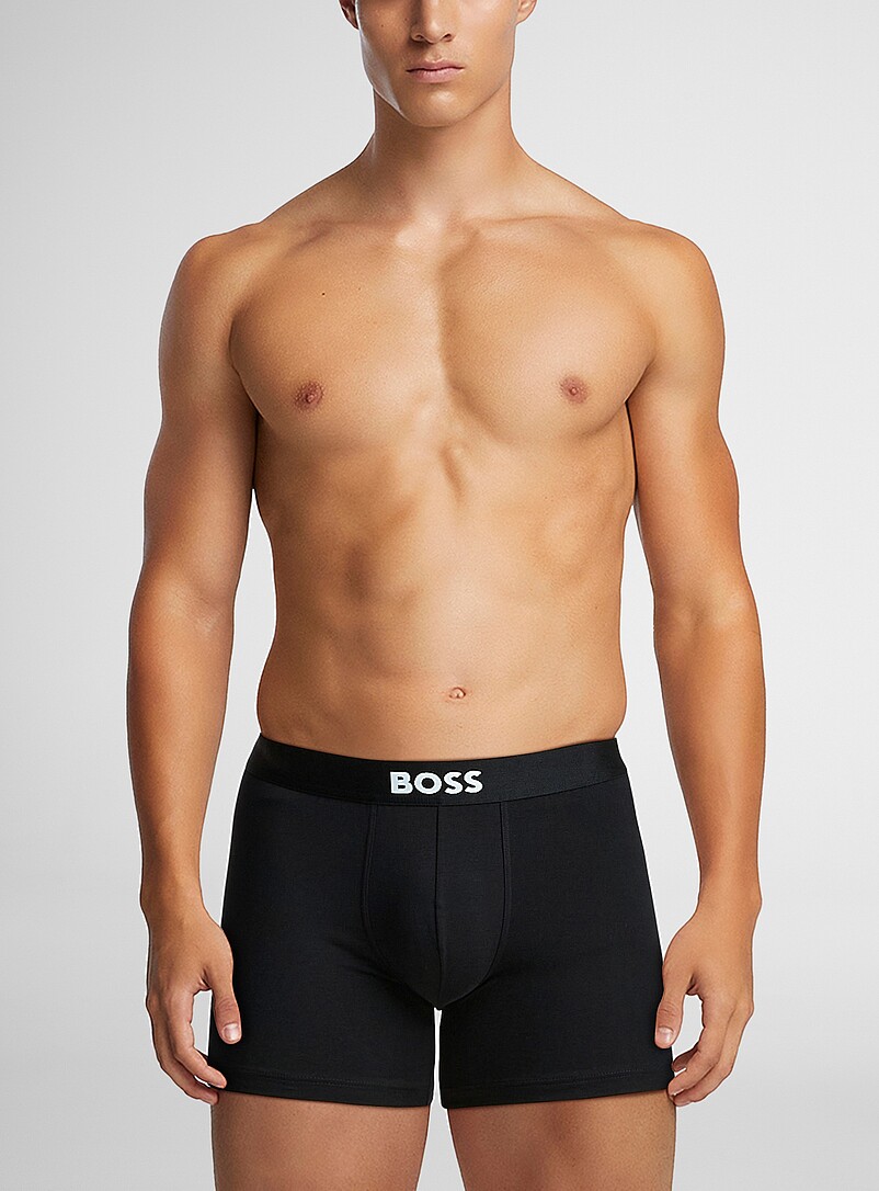 5" logo-band solid boxer briefs Organic cotton 3-pack product image 2