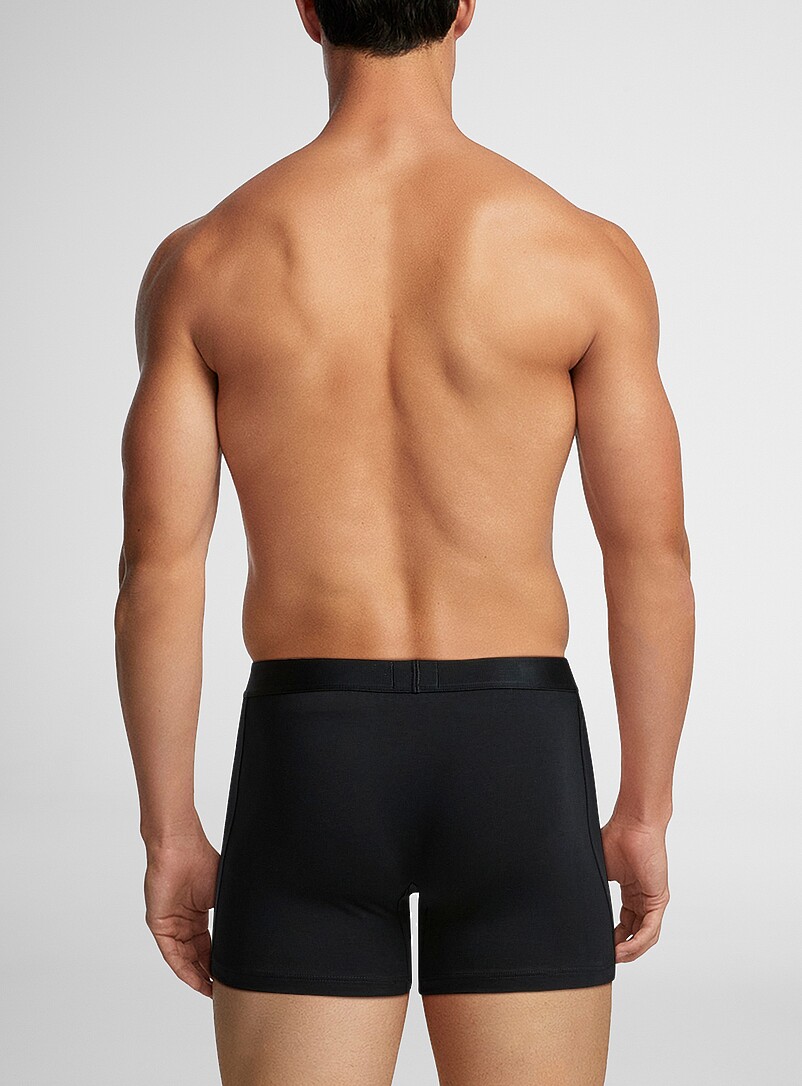 5" logo-band solid boxer briefs Organic cotton 3-pack product image 3