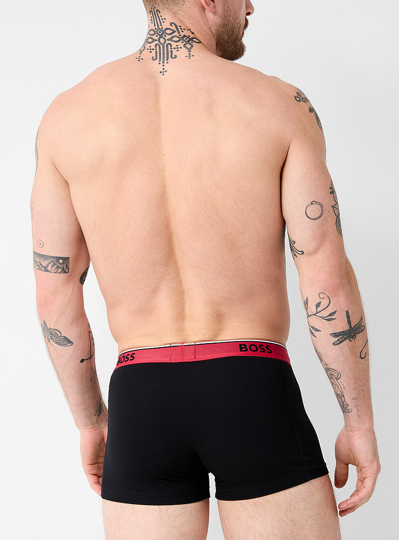 2.5" contrast-waist trunks Cotton 3-pack product image 3