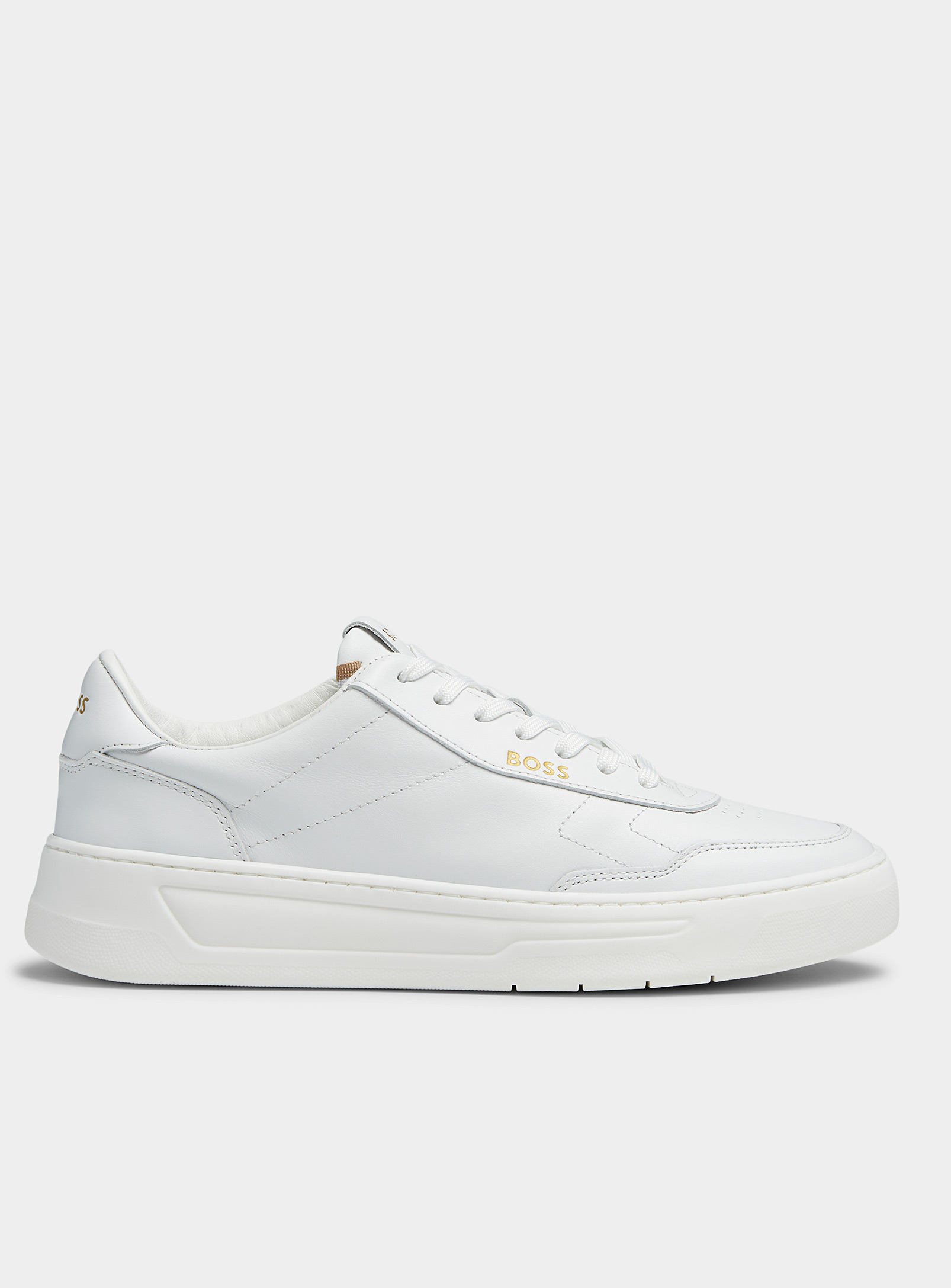 Shop Hugo Boss Baltimore Tennis Sneakers Men In White