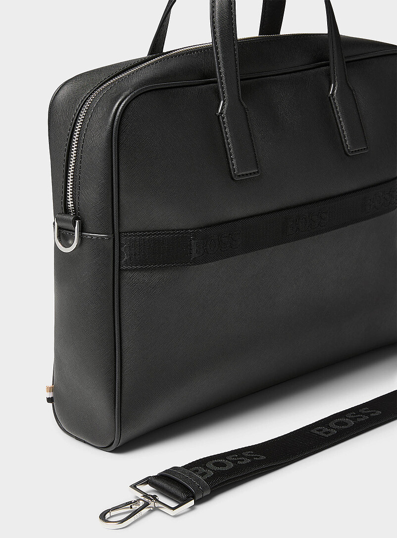 Zair regenerated leather briefcase product image 2