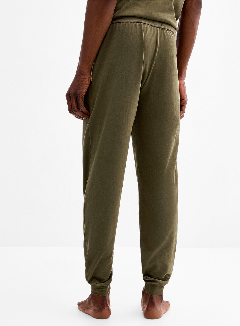 Comfortable khaki pyjama joggers product image 3