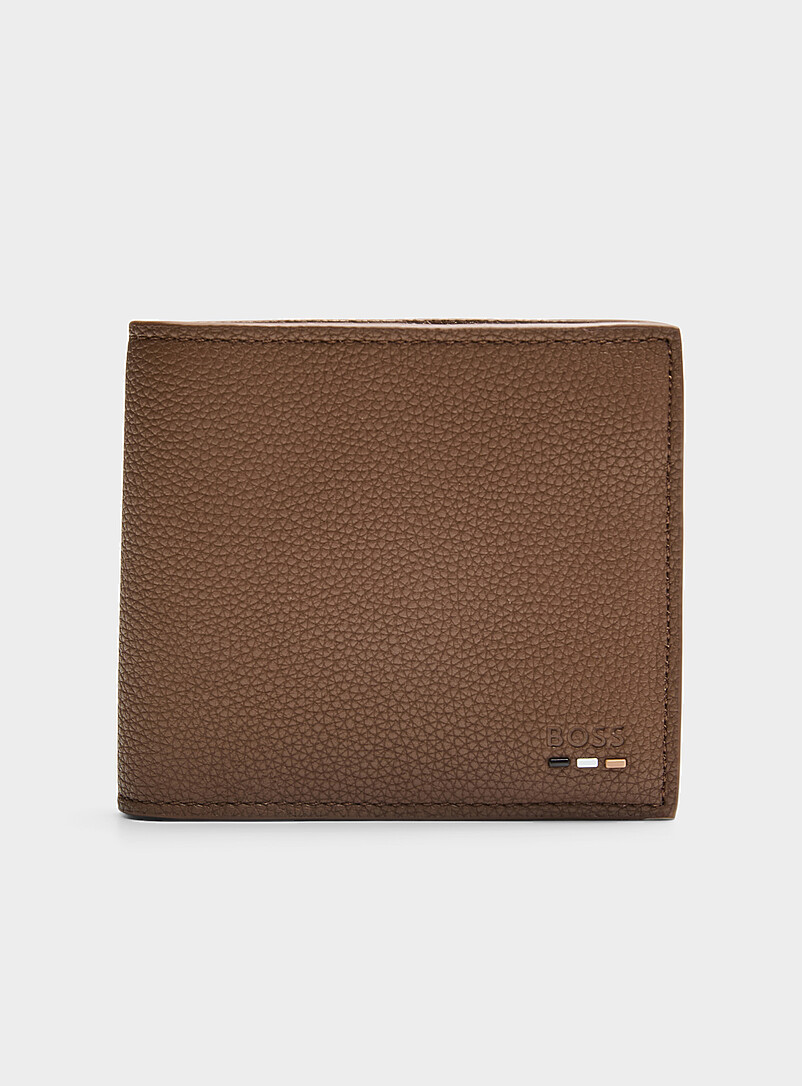 Grained faux-leather wallet product image (primary)