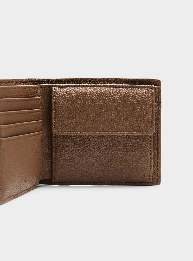 Grained faux-leather wallet product image 2
