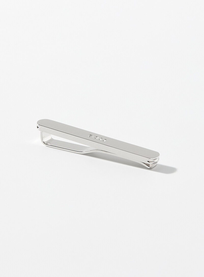 Engraved logo tie clip product image (primary)