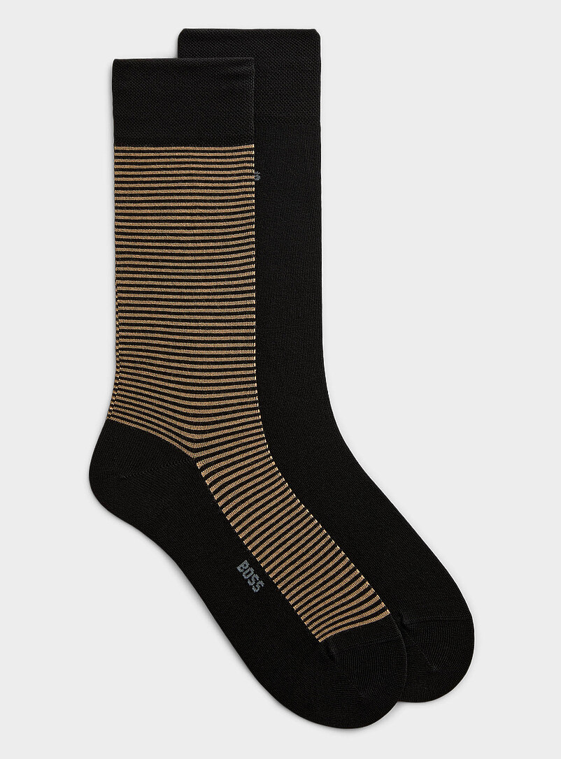 Striped dress socks 2-pack product image (primary)