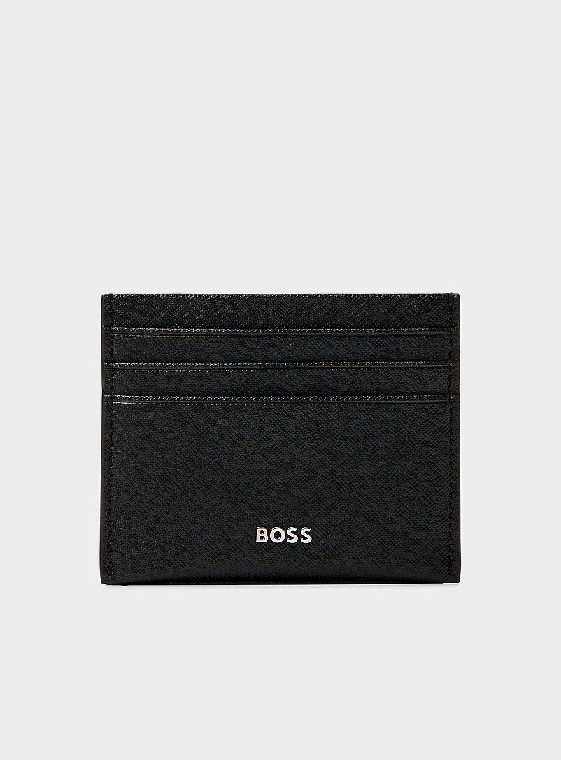 Northon regenerated leather card holder product image (primary)