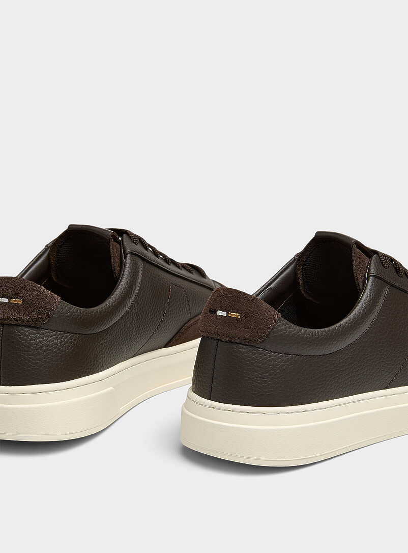 Kieran brown leather sneakers Men product image 2
