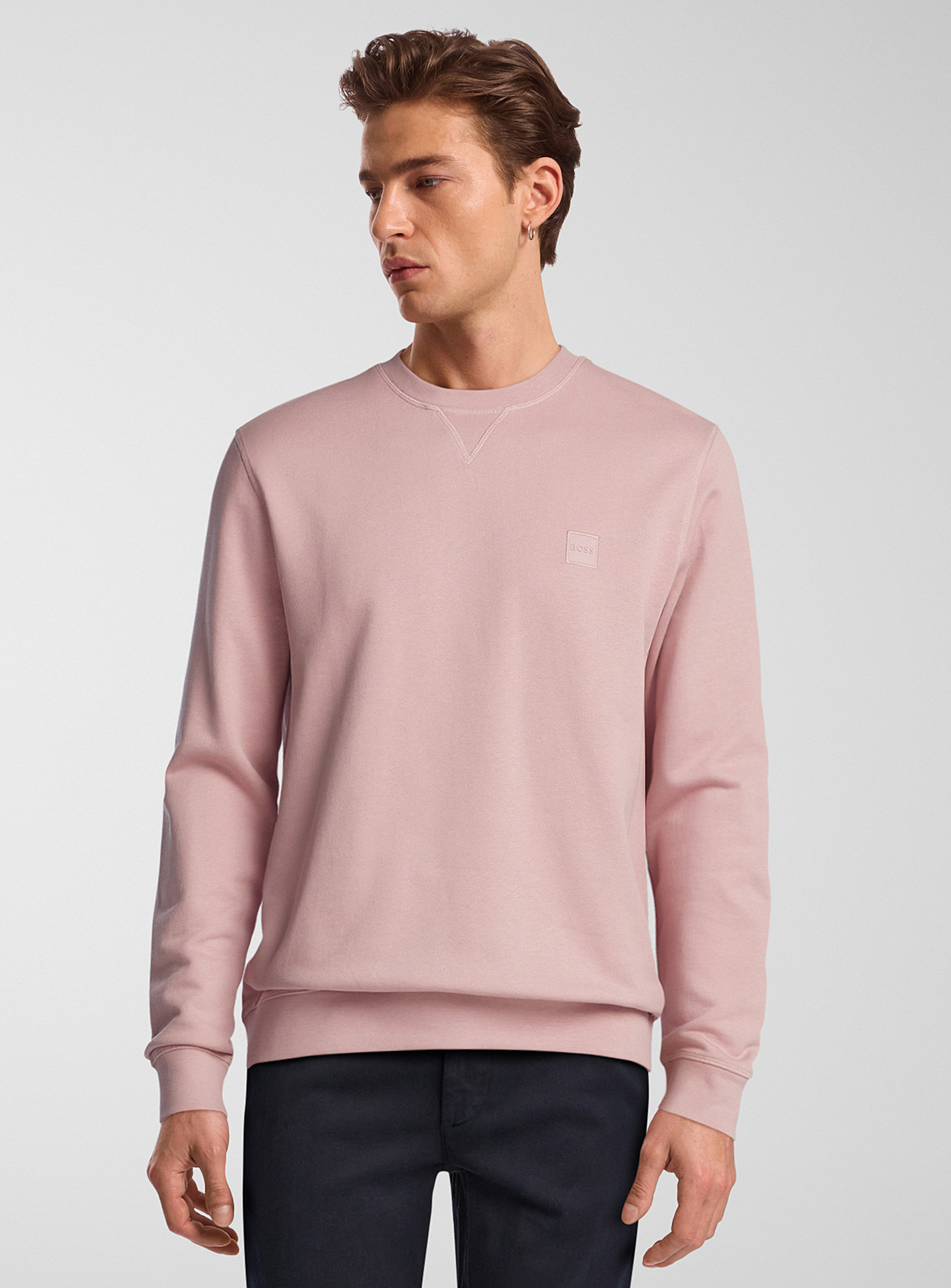 Hugo Boss Westart Sweatshirt In Pink