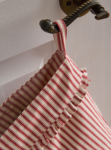 Le bas de No&euml;l coton rayures verticales <b>Collection de No&euml;l</b>