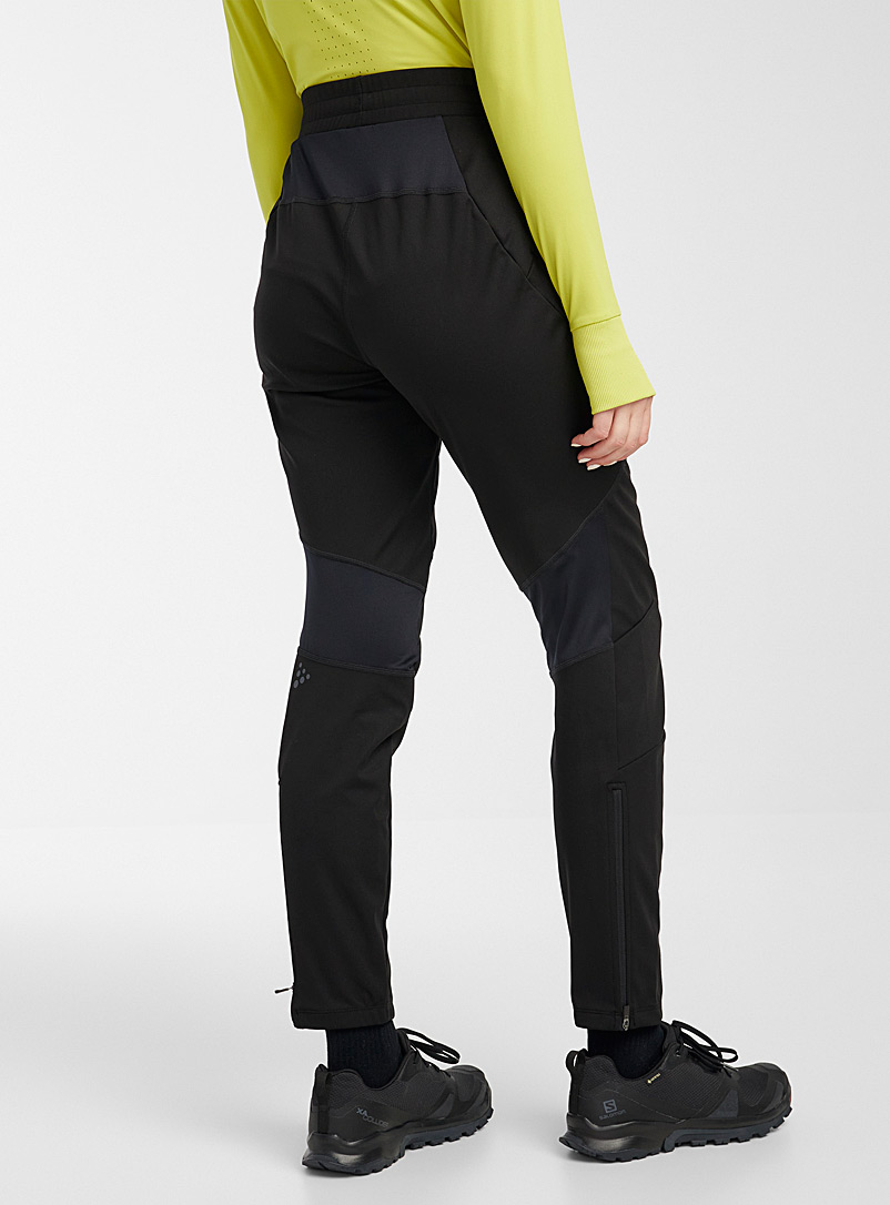 CRAFT: Le pantalon coquille souple Glide Noir pour femme