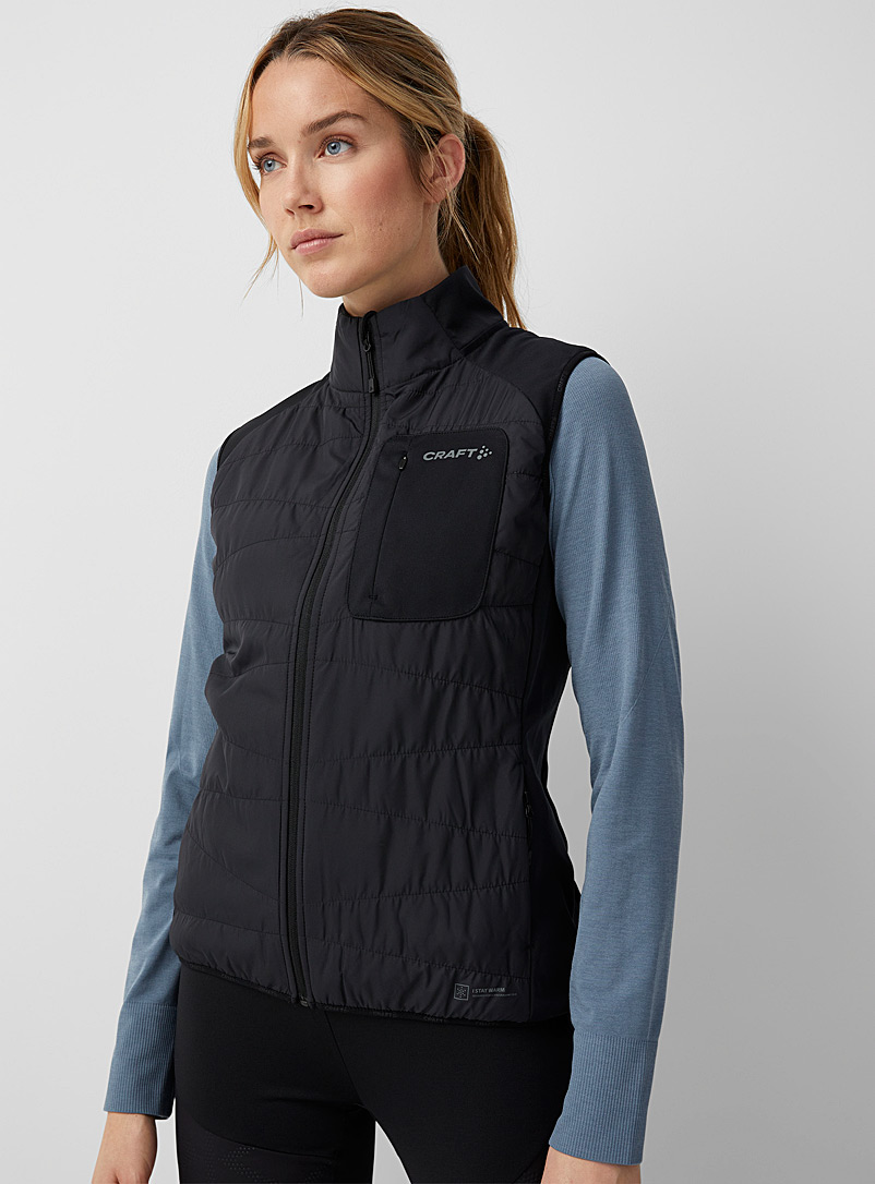 CRAFT Black Core Nordic lightweight quilted jacket for women