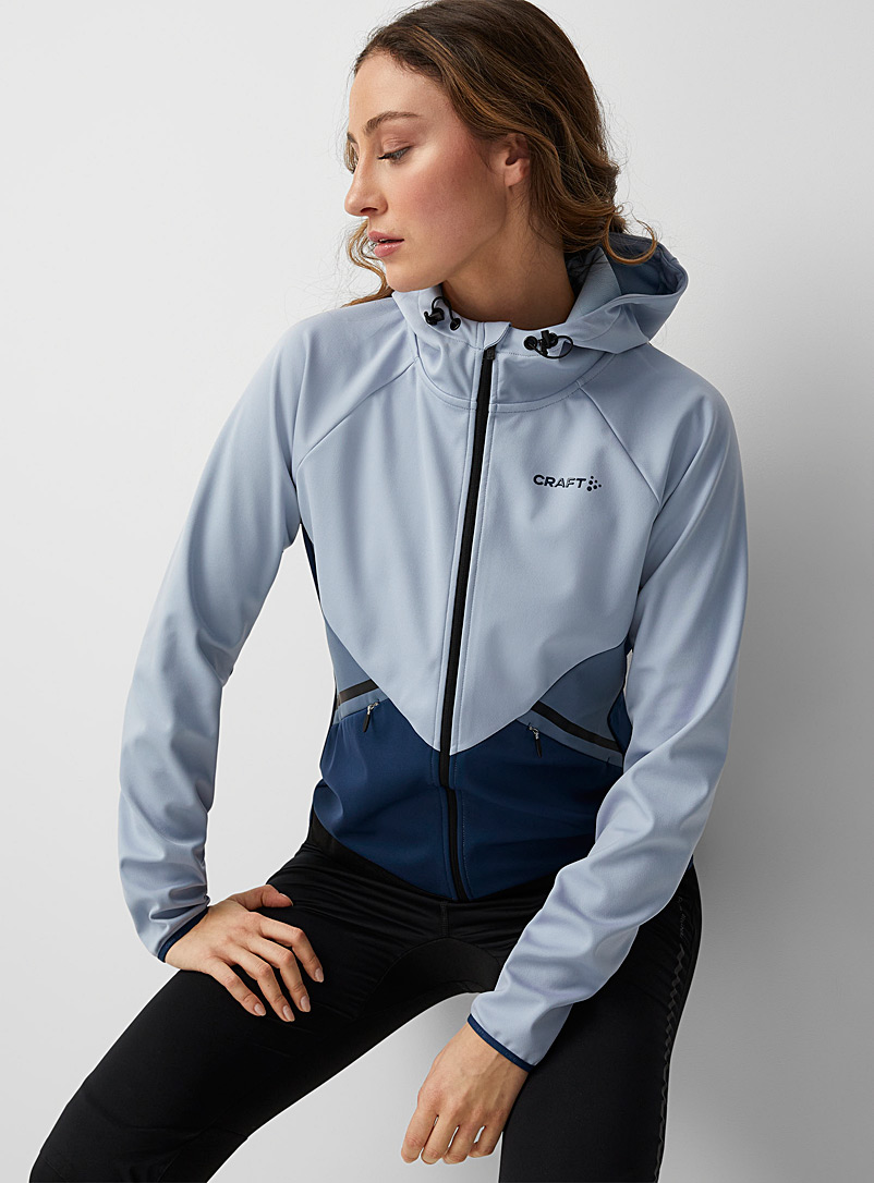 CRAFT Blue Glide hooded jacket for women