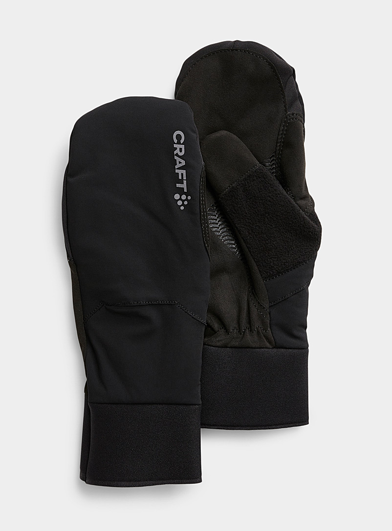 CRAFT Black ADV Speed windproof mittens for women