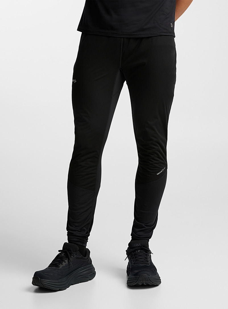 CRAFT Black ADV Essence Warm Wind thermal legging for men